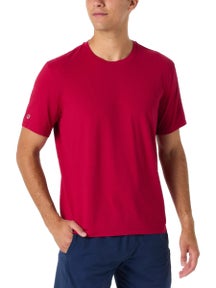 IBKUL Men's Essential Short Sleeve Top - Ruby