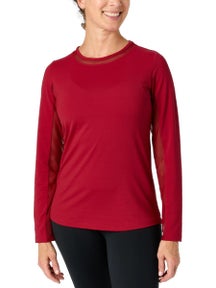 IBKUL Women's Essential Long Sleeve - Ruby
