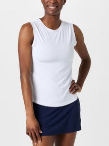 IBKUL Women's Essential Muscle Tank - White
