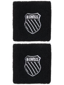 KSwiss Court Singlewide Wristbands - Black