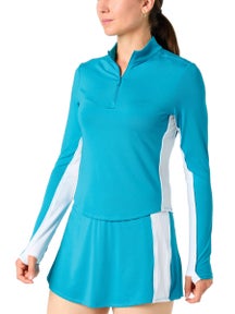 KSwiss Women's Momentum 1/4 Zip Long Sleeve