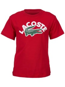Lacoste Boy's Fall Wordmark Croc T-Shirt