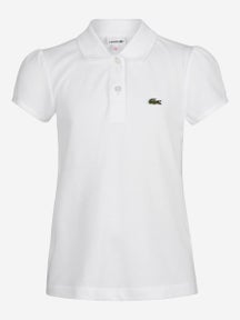 Lacoste Girl's Scallop Collar Polo