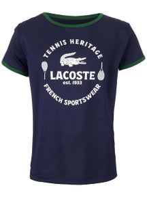 Lacoste Girl's Spring Sport Ringer Top