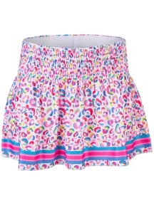 Lucky In Love Girl's Cheetah Drip Smock Skirt