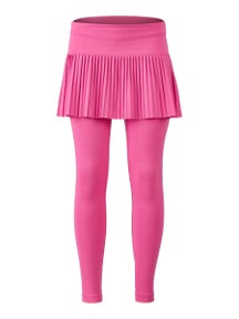 Lucky in Love Girl's Emmy Pleat Legging - Taffy Pink