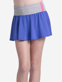 Lucky in Love Girl's Bold Rib Line Flounce Skirt