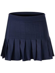Lucky in Love Women's Core Retro Pleated Skirt - Navy