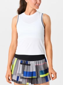 Lucky In Love Women's Action Stripe Muscle Tank