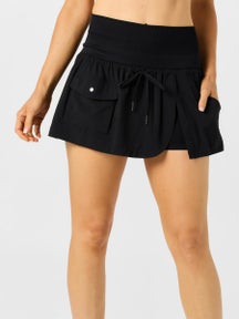 Lucky In Love Women's Cargo Pocket Wrap Skirt - Black