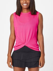 Lucky in Love Women's Core Twist Front Tank - Pink