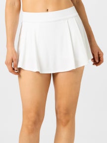 Lucky in Love Women's High Waist Court Skirt - White