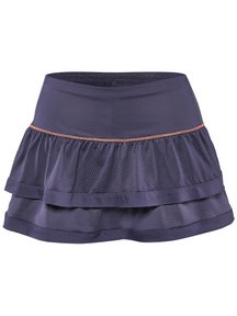 Lucky In Love Women's Berry Stripe Pleat Skirt