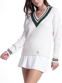 Lucky in Love Women's Preppy Legacy Court Sweater