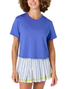 Lucky in Love Women's Power Box Tee - Parisian Blue