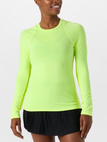 Lucky In Love Women's L-UV Breeze Long Sleeve - Lemon