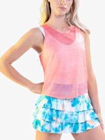 Lucky in Love Women's Waves Summer Haze Tank