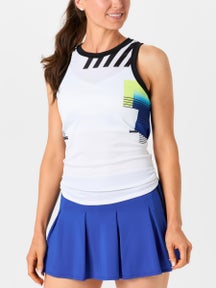 Lucky In Love Women's Stripe It Up Tie Back Tank