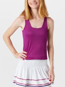 Lucky In Love Women's Berry Buzz Squared Up Tank