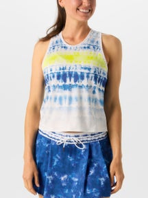 Lucky In Love Women's Shibori Wave Tank