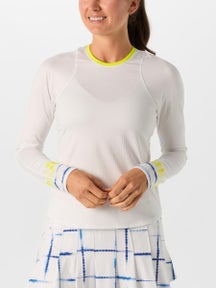 Lucky In Love Women's Shibori Wave Long Sleeve