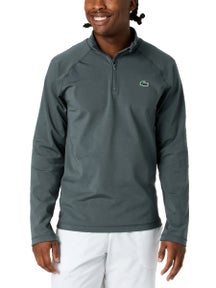 Lacoste Men's Court Essentials Quarter Zip - Grey