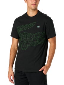Lacoste Men's Fall Large Croc Graphic Top - Black
