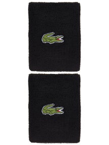 Lacoste Men's Doublewide Wristband Black