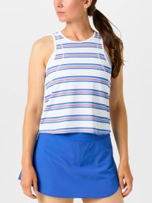 LIJA Women's Court Crush Shift Stripe Tank