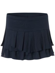 Lucky in Love Women's Core Pleat Tier Skirt - Navy