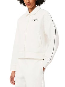 Lacoste Women's Heritage Full Zip Jacket - White