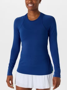 Lucky In Love Women's L-UV Breeze Long Sleeve - Blue