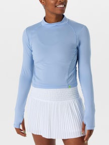 Lucky in Love Women's L-UV Mock Long Sleeve - Powder