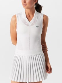 Lacoste Women's Spring Sleeveless Polo-White