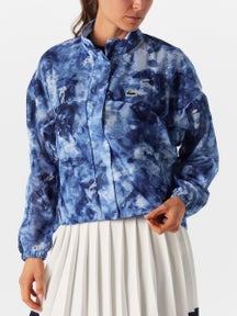 Lacoste Women's Spring Player Full Zip Camo Jacket