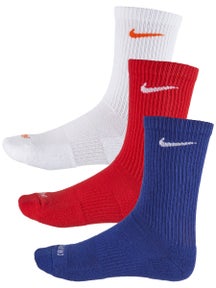 Nike Everyday Cushioned Crew Sock 3-Pack Rd/Wh/Bl