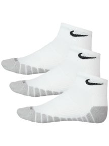 Nike Everyday Max Cushion Quarter Sock 3-Pack White
