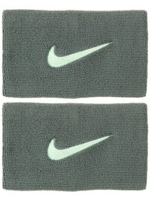 Nike Tennis Premier Doublewide Wristbands Camo Green