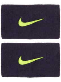 Nike Tennis Premier Doublewide Wristbands Purple/Lemon