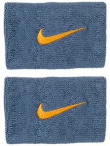 Nike Tennis Premier Doublewide Wristbands Slate/Orange
