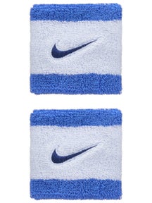 Nike Swoosh Singlewide Wristbands 2 Pk Ghost/Comet/Blue