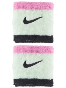 Nike Swoosh Singlewide Wristbands 2 Pk Volt/Pink