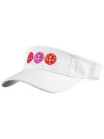 PB&Jelly Pickleball Visor White/Pink