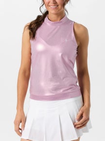 Penguin Women's Spring Sleeveless Metallic Tank