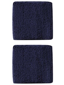 Tourna Single Navy Wristbands (pair)