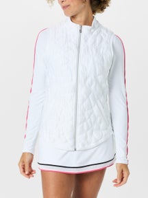 Sofibella Women's Core Quilt Vest - White