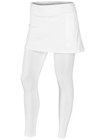 Sofibella Women's Warmer Skirt Legging - White