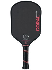 Six Zero Coral Elongated Pickleball Paddle