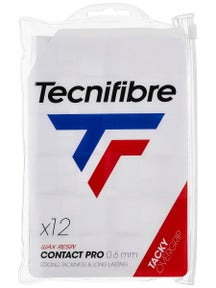 Tecnifibre Pro Contact Overgrip 12 Pack White
