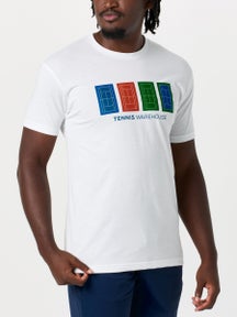 Tennis Warehouse Slam Quad Court T-Shirt